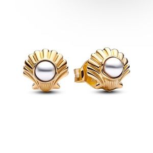 Pandora Disney The Little Mermaid Seashell Studd Earring